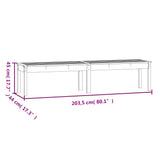 Hagebenk 2 seter 203,5x44x45 cm heltre douglasgran