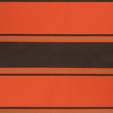 Uttrekkbar markise oransje og brun 3x2,5 m stoff og aluminium