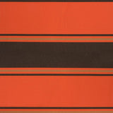 Uttrekkbar markise oransje og brun 4x3 m stoff og aluminium