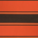 Uttrekkbar markise oransje og brun 3,5x2,5 m stoff og aluminium
