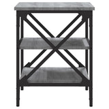Sidebord grå sonoma 40x42x50 cm konstruert tre