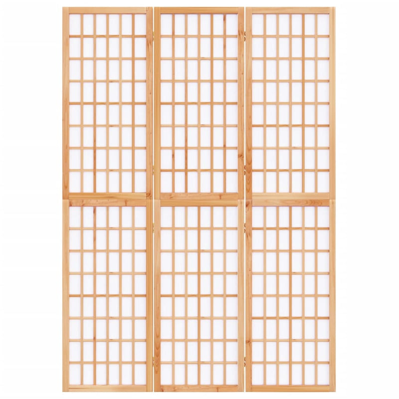 Sammenleggbar romdeler 3 paneler japansk stil 120x170 cm