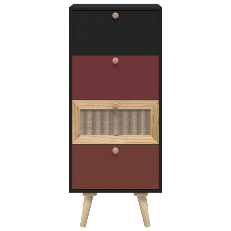 Highboard med skuffer 40x30x95 cm konstruert tre