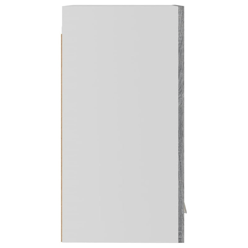 Veggskap grå sonoma 29,5x31x60 cm konstruert tre