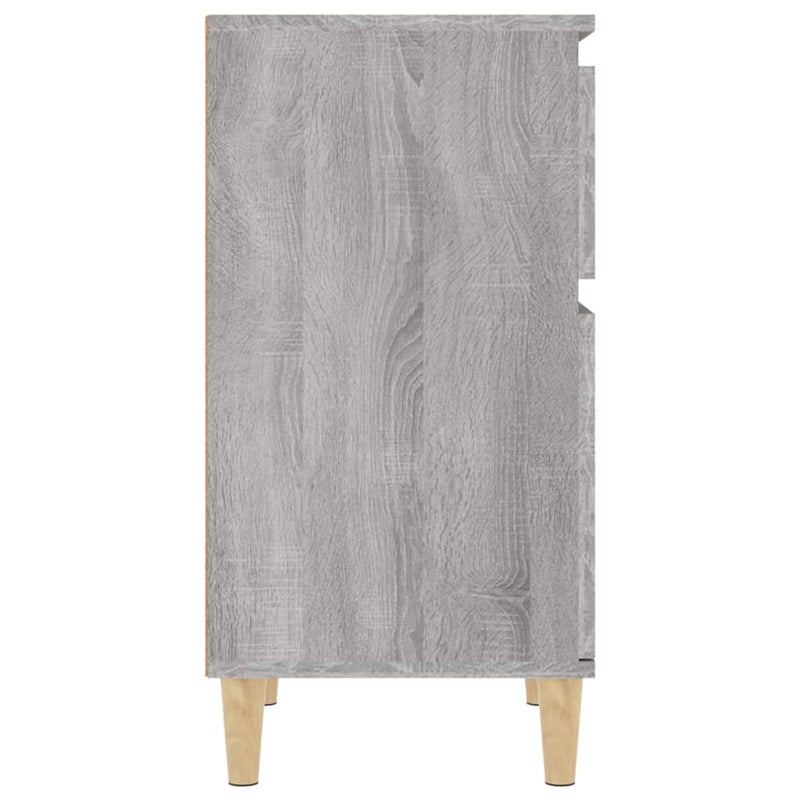 Nattbord grå sonoma 40x35x70 cm