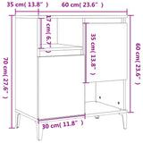 Skjenk røkt eik 60x35x70 cm konstruert tre