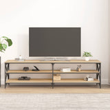 TV-benk sonoma eik 180x40x50 cm konstruert tre