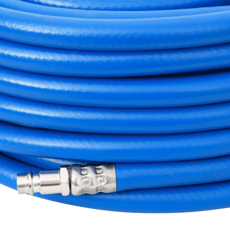 Luftslange blå 100 m PVC