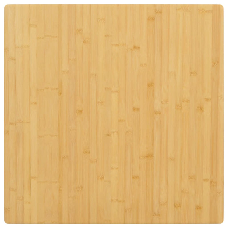 Bordplate 70x70x2,5 cm bambus