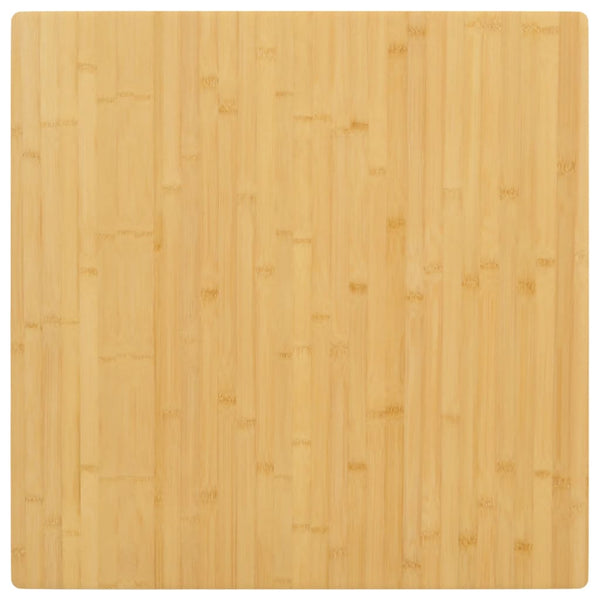 Bordplate 80x80x2,5 cm bambus