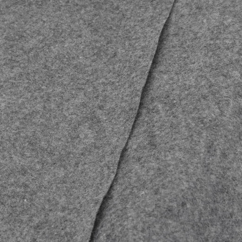 Bassengduk lysegrå Ø428 cm polyester geotekstil