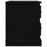 Nattbord svart 39x39x47,5 cm konstruert tre