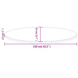 Bordplate 110x55x2,5 cm heltre furu oval