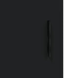 Skjenk svart 69,5x34x90 cm konstruert tre
