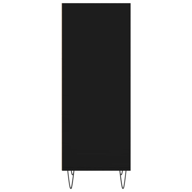 Skjenk svart 34,5x32,5x90 cm konstruert tre