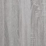 Hifi-benk grå sonoma 84,5x38x89 cm konstruert tre