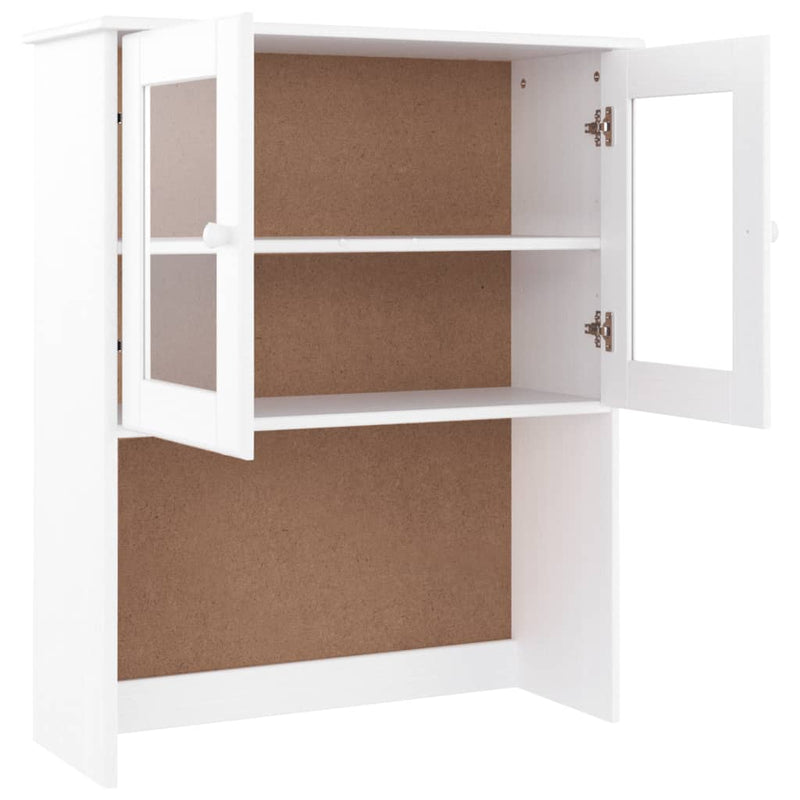 Topp til kommode ALTA hvit 77x30x92 cm heltre furu