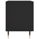 Nattbord 2 stk svart 40x35x47,5 cm konstruert tre