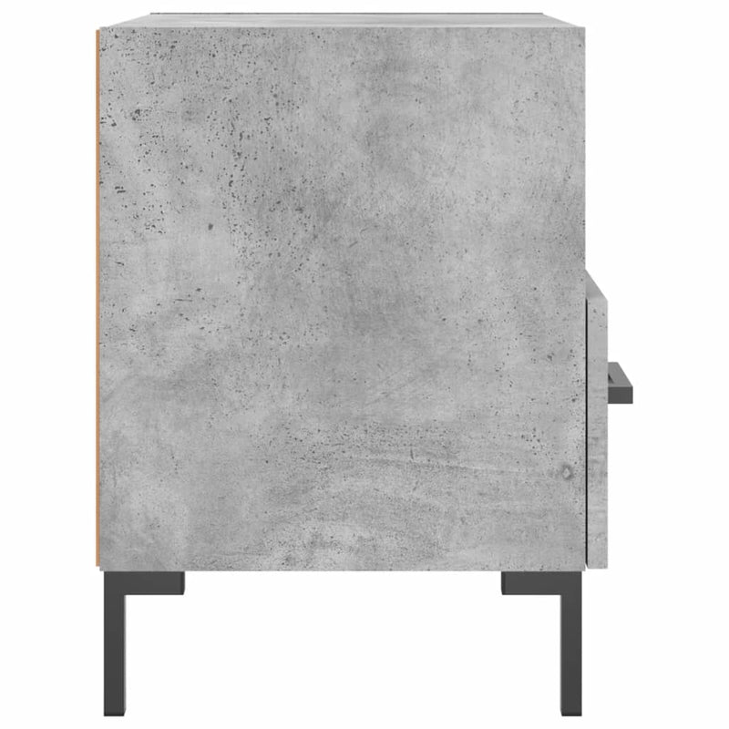 Nattbord betonggrå 40x35x47,5 cm konstruert tre