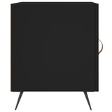 Nattbord svart 40x40x50 cm konstruert tre