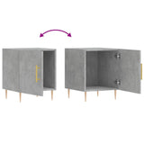 Nattbord betonggrå 40x40x50 cm konstruert tre