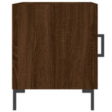 Nattbord brun eik 40x40x50 cm konstruert tre