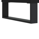 Nattbord svart 40x40x66 cm konstruert tre