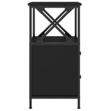 Nattbord svart 34x35,5x70 cm konstruert tre