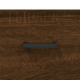 Veggskap brun eik 60x36,5x35 cm konstruert tre