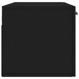 Veggskap svart 100x36,5x35 cm konstruert tre
