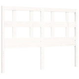 Sengeramme med hodegavl hvit 4FT6 double heltre