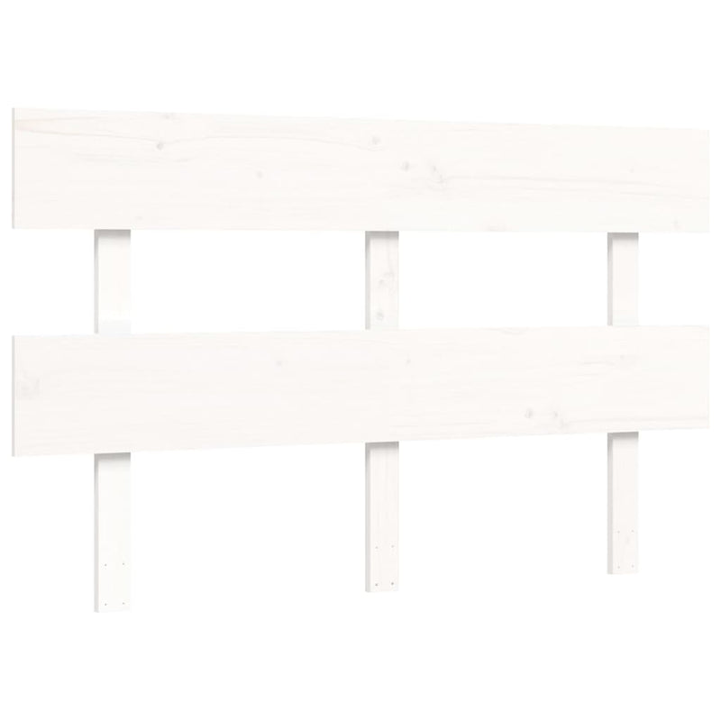 Sengeramme med hodegavl hvit 4FT6 double heltre