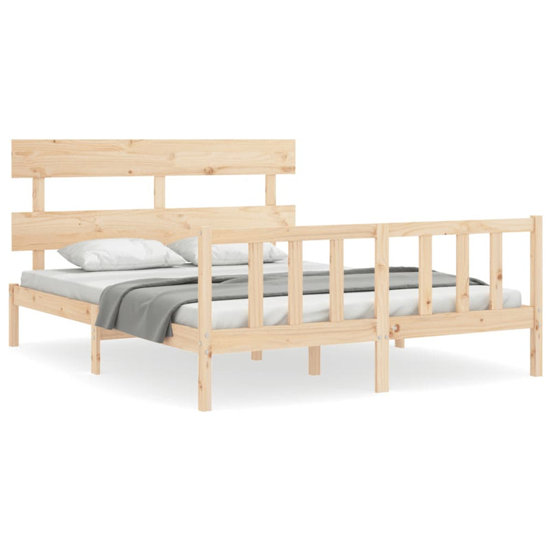 Sengeramme med hodegavl 5FT King Size heltre