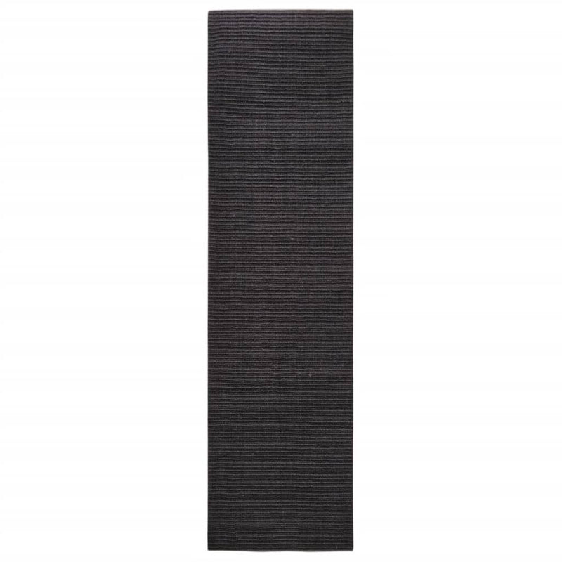 Sisalteppe for klorestolpe svart 80x300 cm