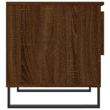 Salongbord brun eik 50x46x50 cm konstruert tre