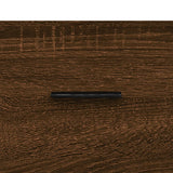 Skoskap brun eik 102x36x60 cm konstruert tre