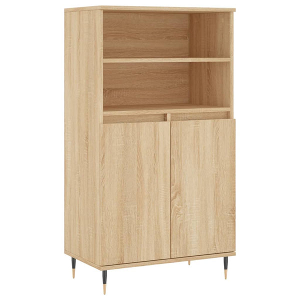 Highboard sonoma eik 60x36x110 cm konstruert tre