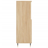 Highboard sonoma eik 60x36x110 cm konstruert tre