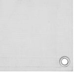Balkongskjerm hvit 75x300 cm HDPE