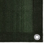 Balkongskjerm mørkegrønn 75x500 cm HDPE