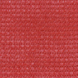 Balkongskjerm rød 120x500 cm HDPE