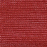 Balkongskjerm rød 120x600 cm HDPE