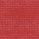Balkongskjerm rød 75x600 cm HDPE