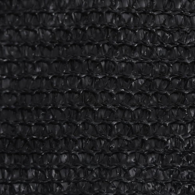 Solseil 160 g/m² svart 2,5x2,5 m HDPE