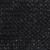 Solseil 160 g/m² svart 3,5x3,5x4,9 m HDPE