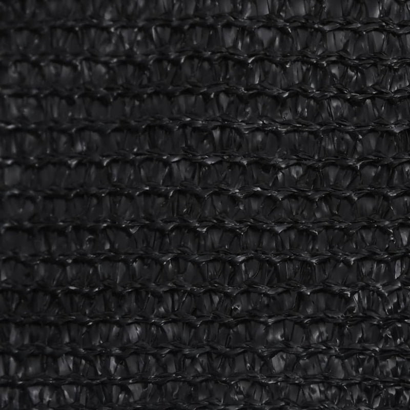 Solseil 160 g/m² svart 3/4x3 m HDPE
