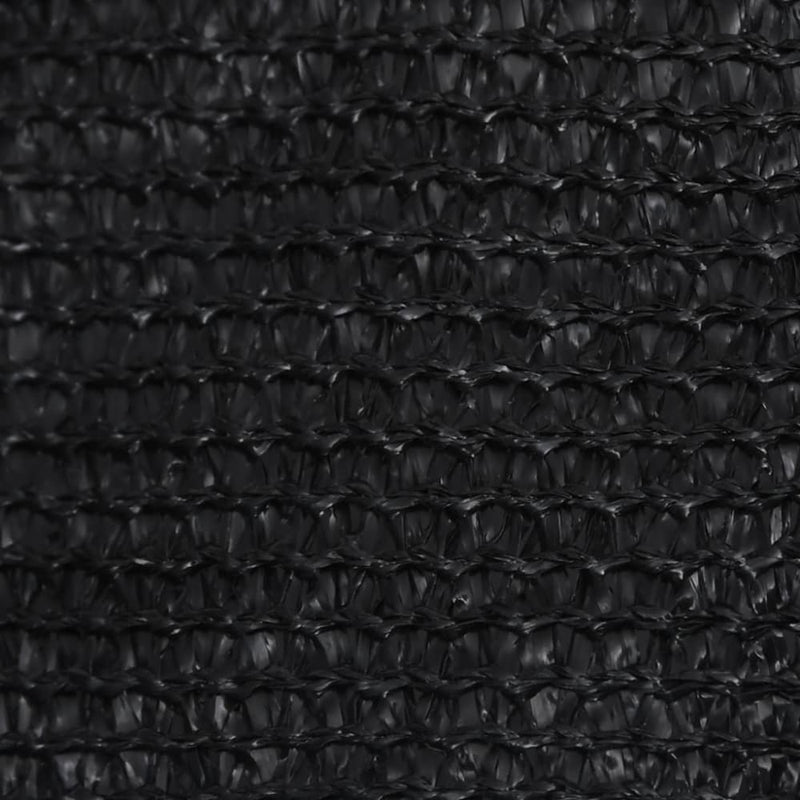 Solseil 160 g/m² svart 3x3x3 m HDPE