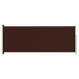 Uttrekkbar sidemarkise 117x300 cm brun