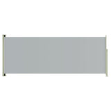 Uttrekkbar sidemarkise 117x300 cm grå