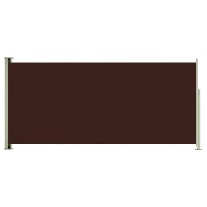 Uttrekkbar sidemarkise 140x300 cm brun